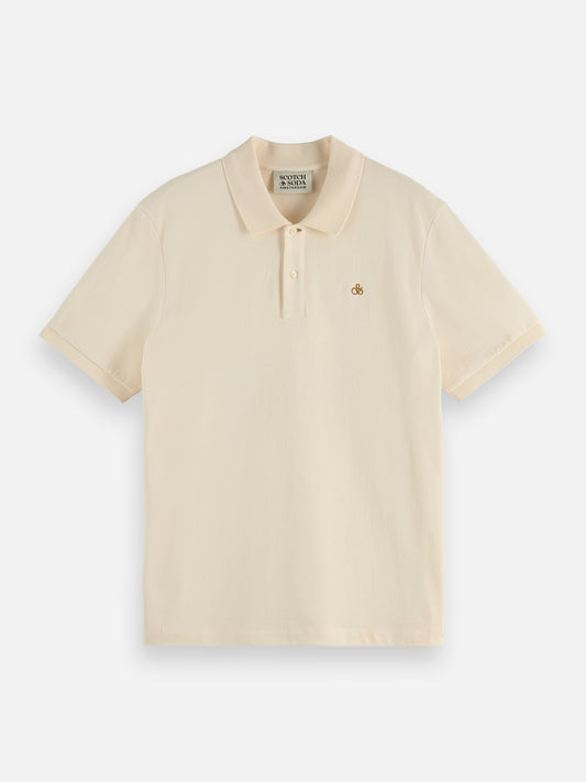 Light Gray חולצת פולו קצרה לגברים Seasonal SCOTCH & SODA