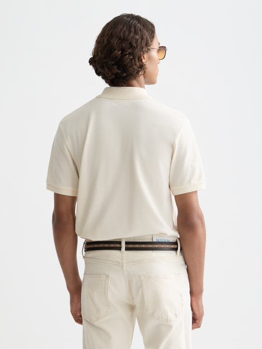 Lavender חולצת פולו קצרה לגברים Seasonal SCOTCH & SODA