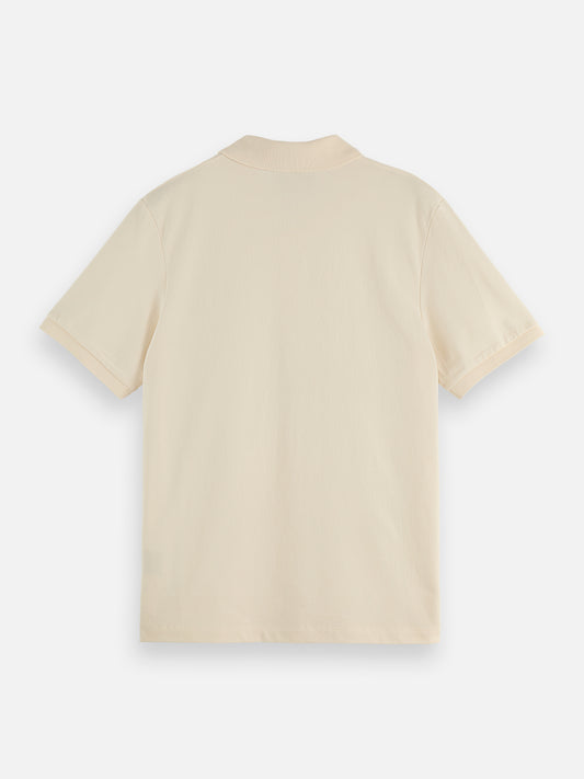 Light Gray חולצת פולו קצרה לגברים Seasonal SCOTCH & SODA