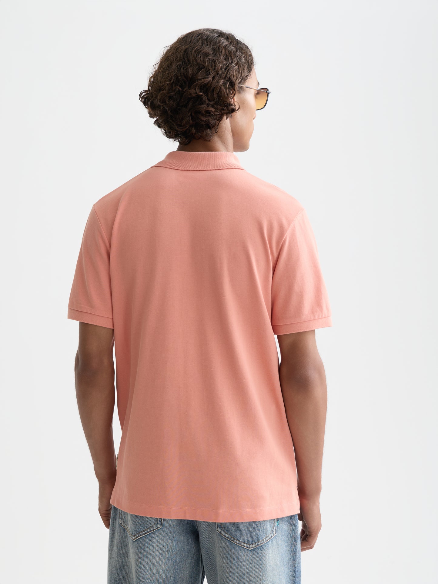 Misty Rose חולצת פולו קצרה לגברים Seasonal Core Pique SCOTCH & SODA