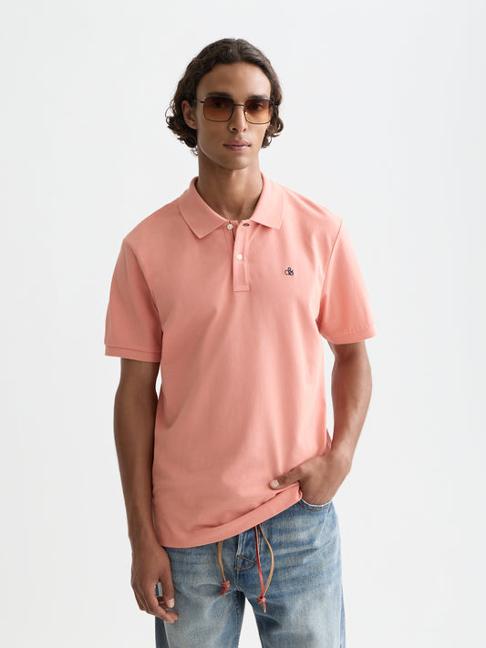 Lavender חולצת פולו קצרה לגברים Seasonal Core Pique SCOTCH & SODA