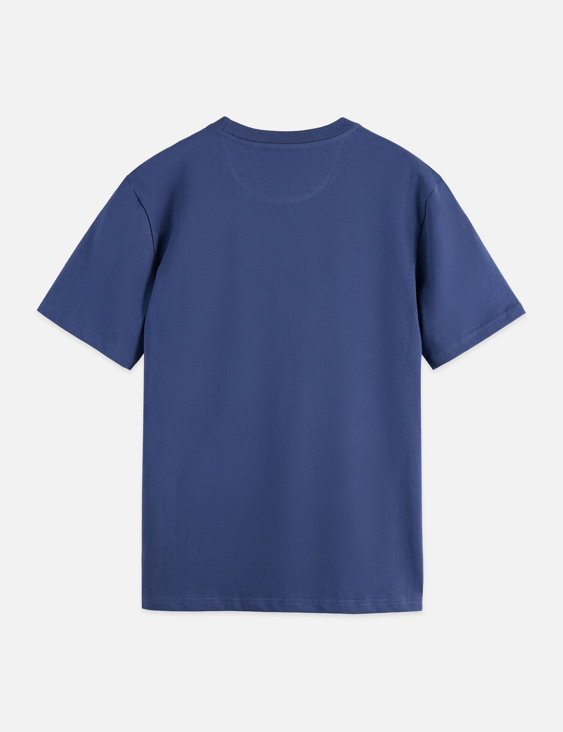 Dark Slate Blue טי שירט קצרה לגברים Seasonal Core SCOTCH & SODA