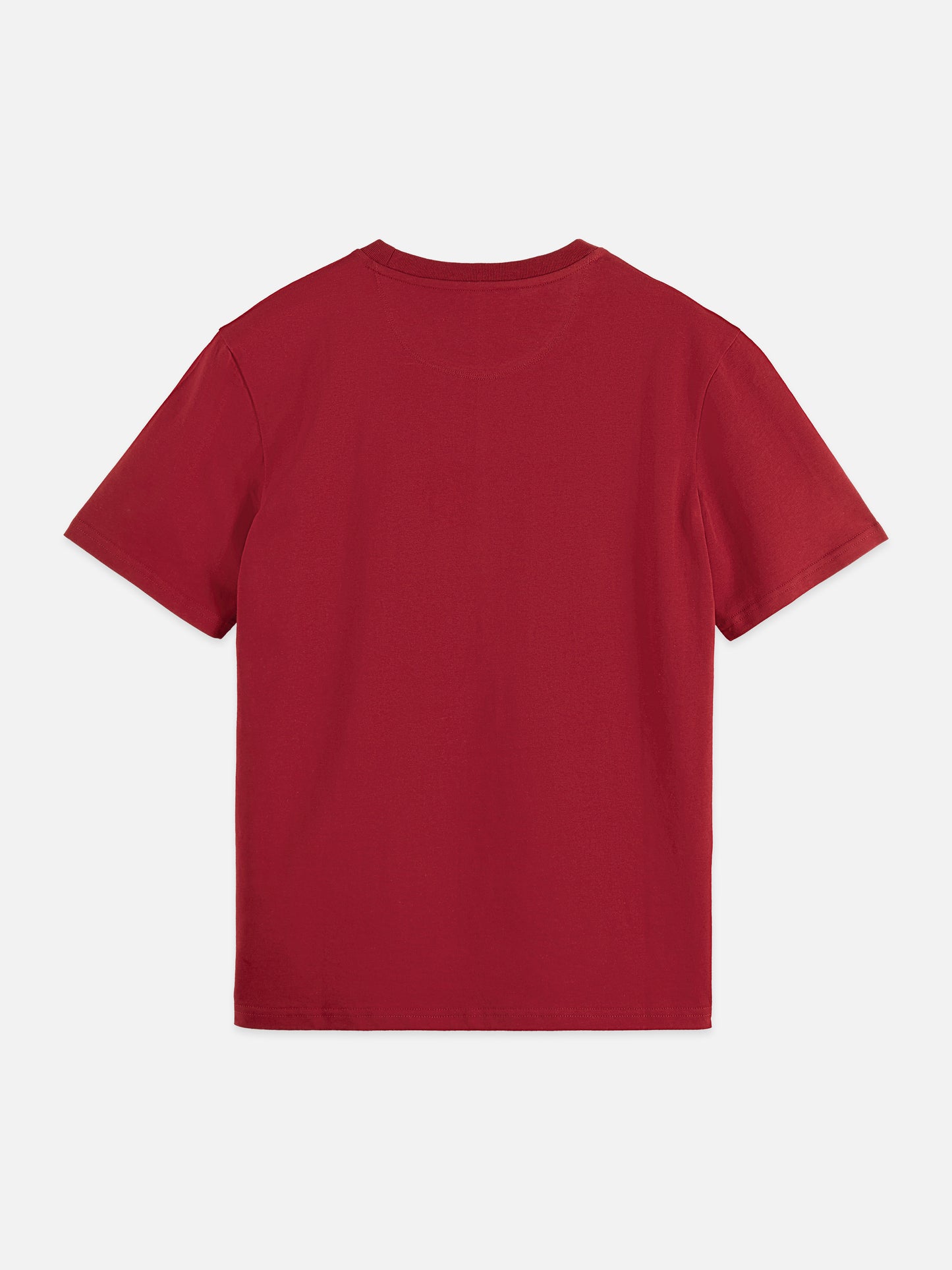 Brown טי שירט קצרה לגברים Seasonal Core Chest Logo SCOTCH & SODA