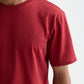 Dark Red טי שירט קצרה לגברים Seasonal Core Chest Logo SCOTCH & SODA
