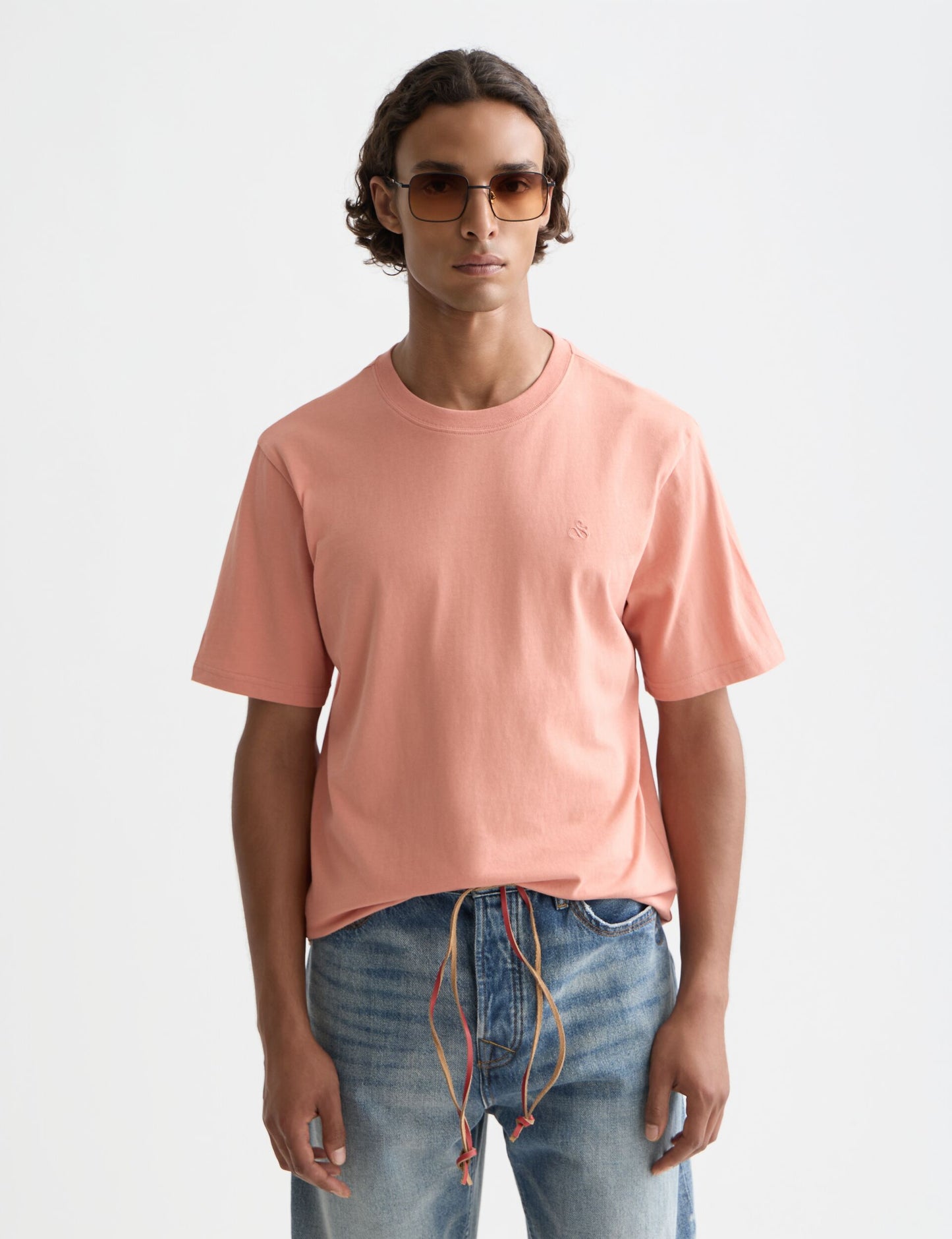 Lavender טי שירט קצרה לגברים Seasonal Core SCOTCH & SODA