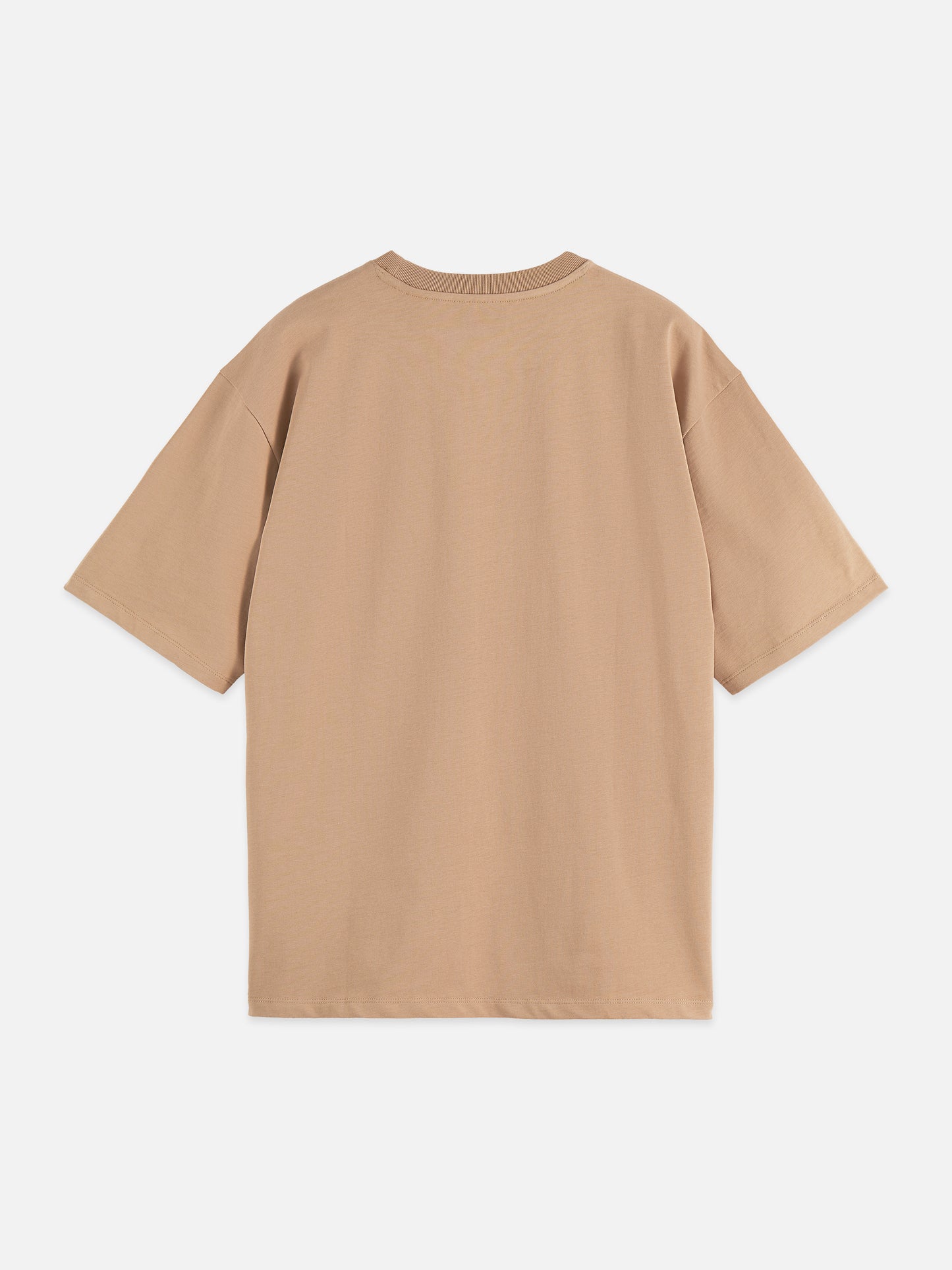 Tan טי שירט לגברים Seasonal Core 3 Crosses SCOTCH & SODA