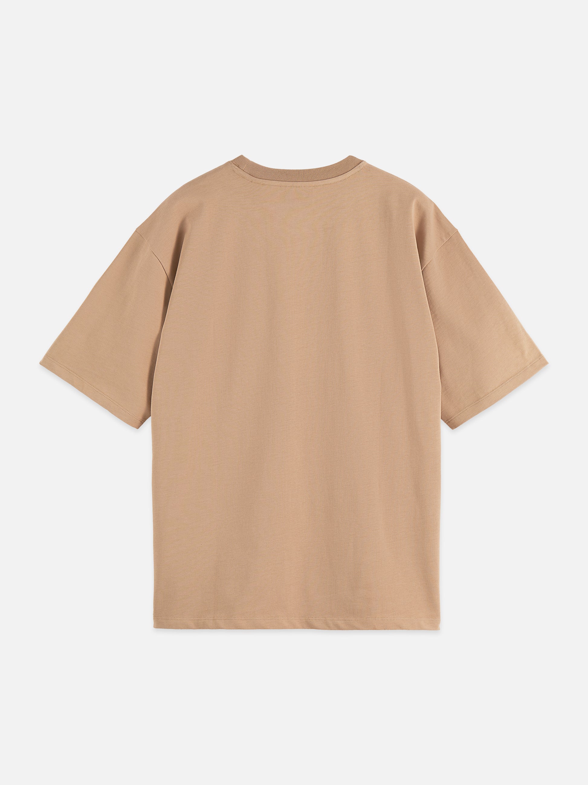 Tan טי שירט לגברים Seasonal Core 3 Crosses SCOTCH & SODA