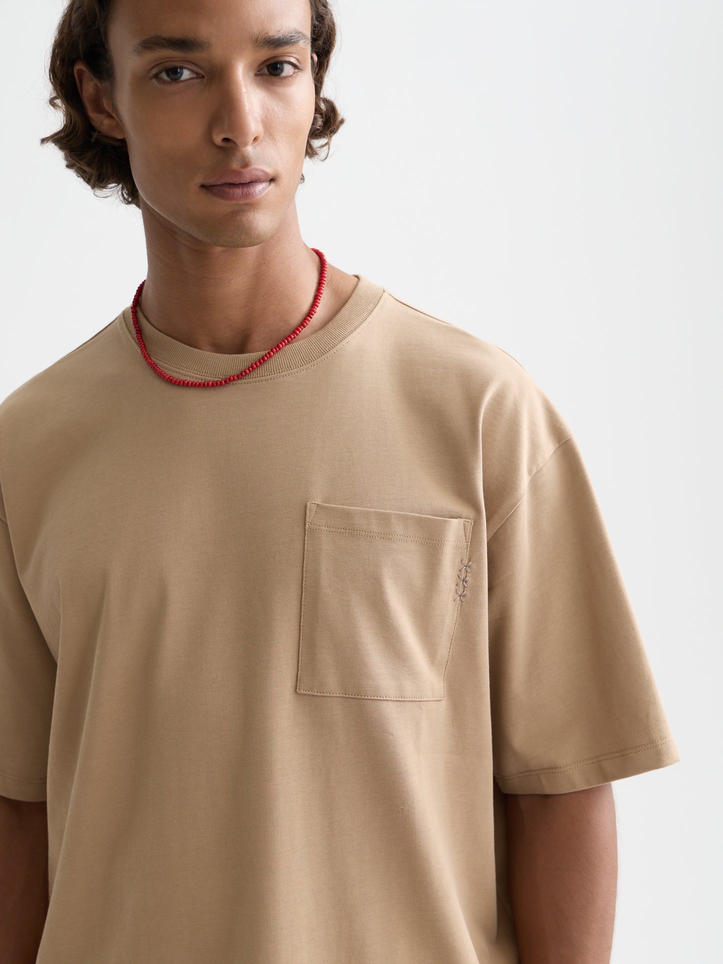 Lavender טי שירט לגברים Seasonal Core 3 Crosses SCOTCH & SODA
