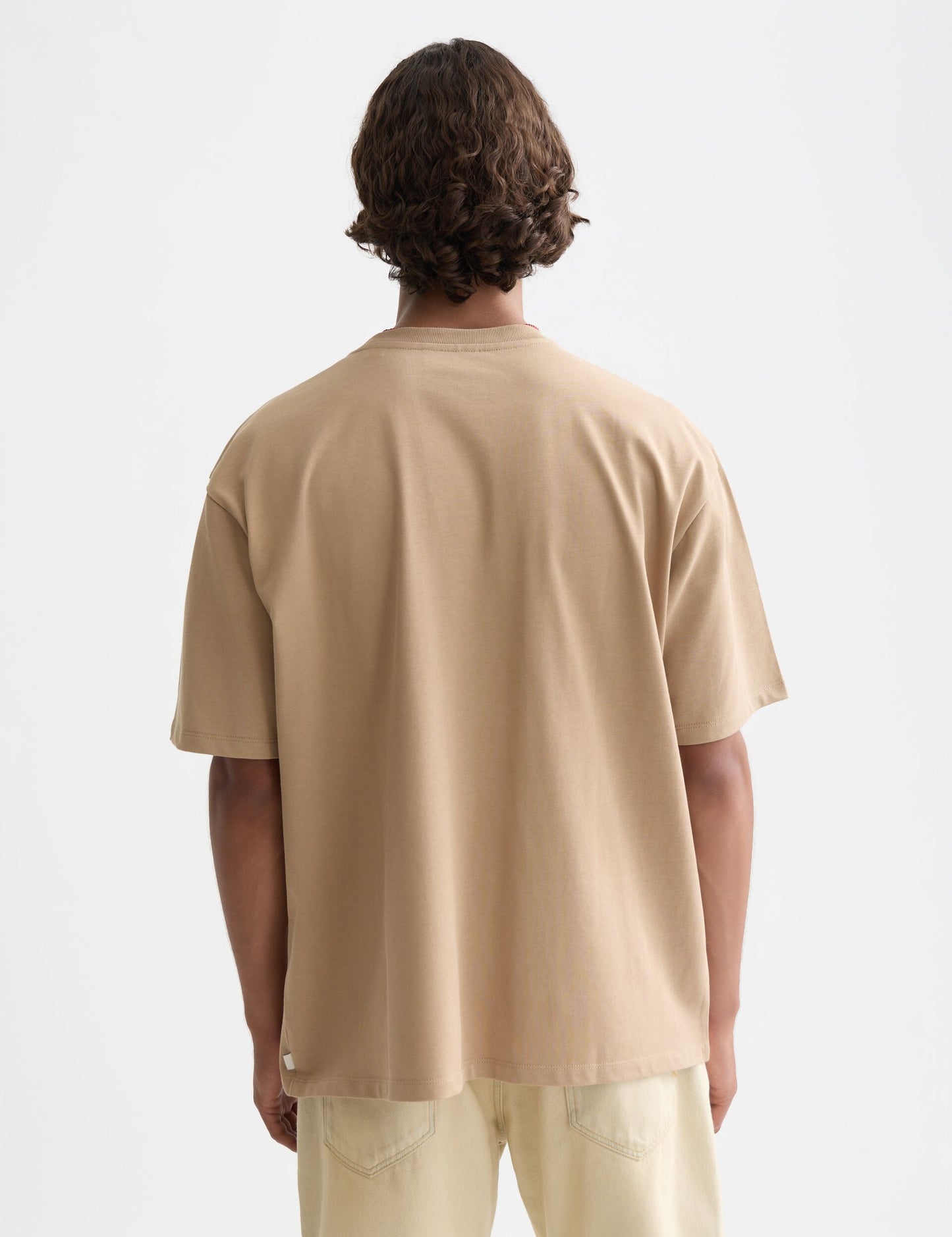 Rosy Brown טי שירט לגברים Seasonal Core 3 Crosses SCOTCH & SODA