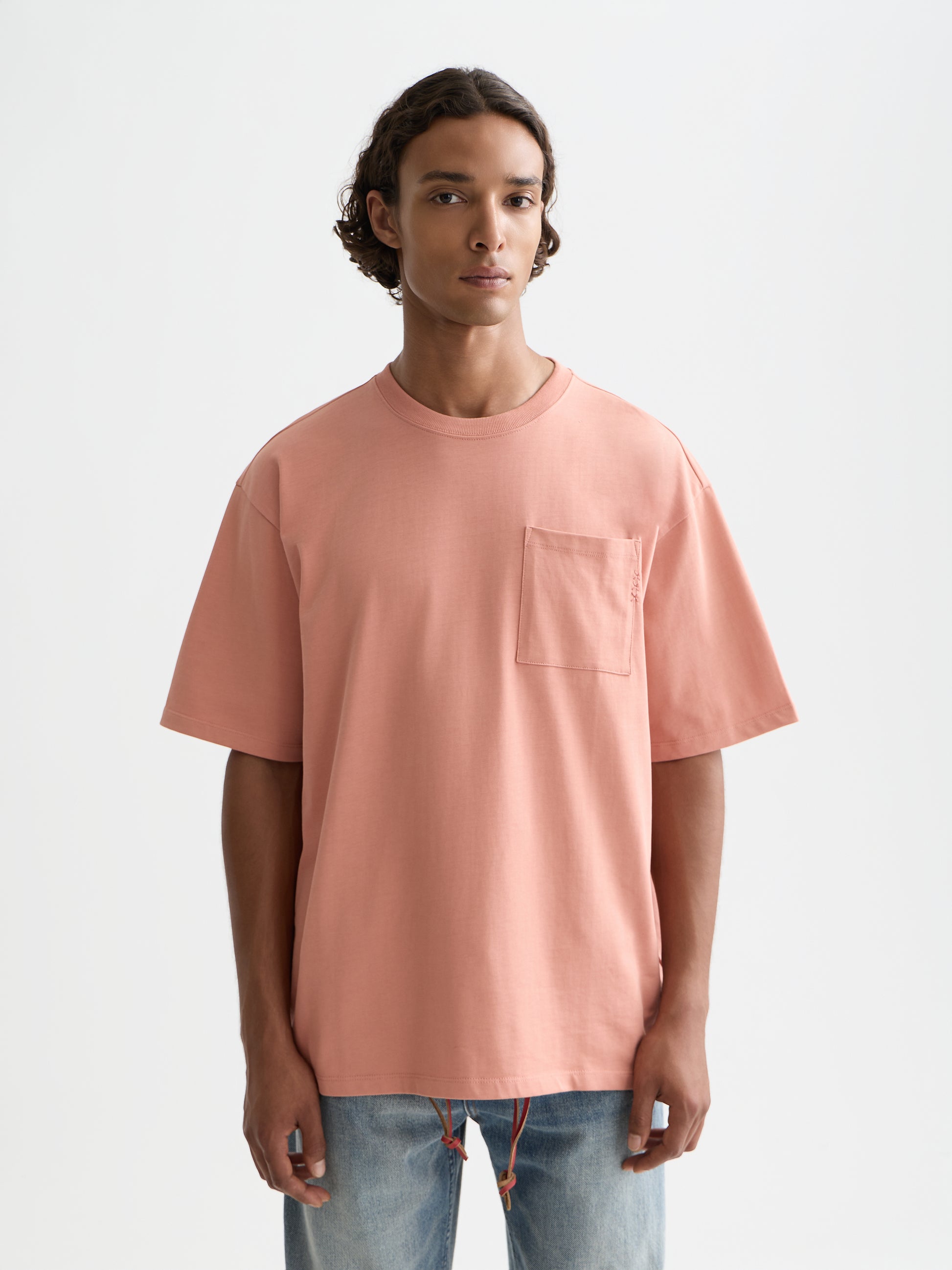 Lavender טי שירט קצרה לגברים Seasonal Core SCOTCH & SODA