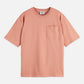 Dark Salmon טי שירט קצרה לגברים Seasonal Core SCOTCH & SODA