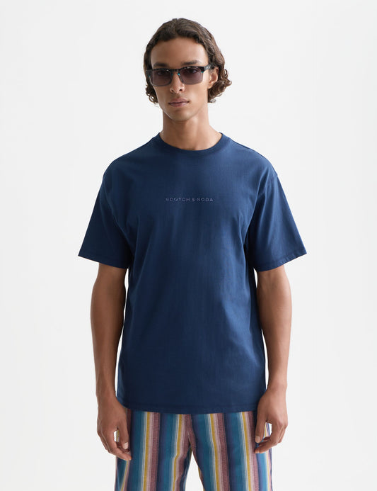 White Smoke טי שירט קצרה לגברים Seasonal SCOTCH & SODA