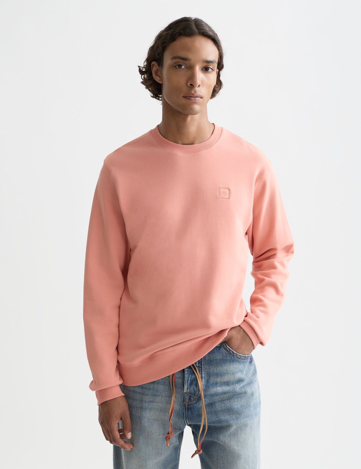 Lavender סווטשירט לגברים Seasonal Core SCOTCH & SODA