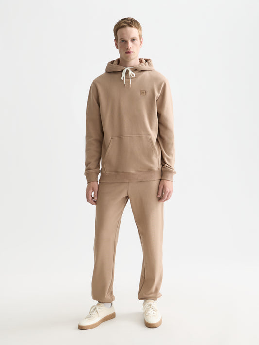 Seashell SEASONAL CORE LOGO BADGE REGULAR-FIT HOODIE קפוצ'ון SCOTCH & SODA