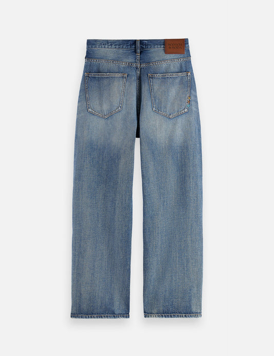 Slate Gray THE PITCH LOOSE JEANS ג'ינס ארוך SCOTCH & SODA