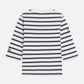White Smoke טי שירט ארוכה לילדים Basquiat Breton Stripe SCOTCH & SODA