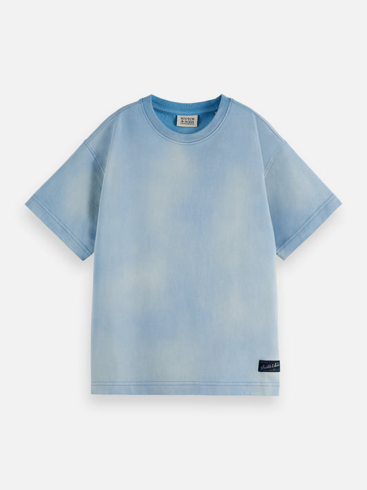 Gray טי שירט קצרה לילדים Back Artwork SCOTCH & SODA
