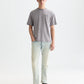 White Smoke טי שירט Basquiat לגברים עם הדפס קדמי ואחורי SCOTCH & SODA