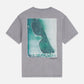 White Smoke טי שירט Basquiat לגברים עם הדפס קדמי ואחורי SCOTCH & SODA