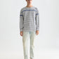 Lavender טי שירט ארוכה לגברים Scotch & Soda x Basquiat SCOTCH & SODA