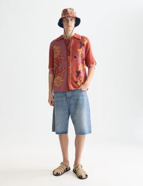White Smoke ג׳ינס קצר לגברים The Pitch SCOTCH & SODA