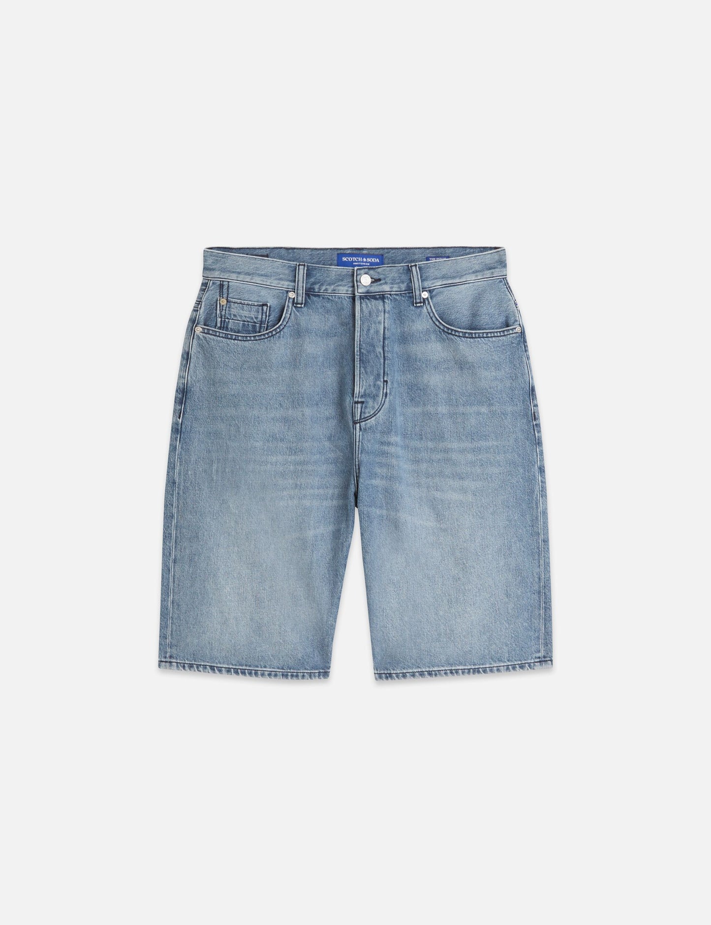 Light Slate Gray ג׳ינס קצר לגברים The Pitch SCOTCH & SODA