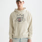 Lavender קפוצ׳ון לגברים Basquiat Washed Artwork SCOTCH & SODA