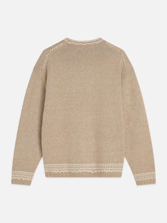 Dark Gray סוודר פולאובר לגברים Jacquard SCOTCH & SODA