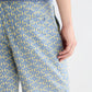 Lavender מכנסיים קצרים לגברים Fave Printed Linen SCOTCH & SODA