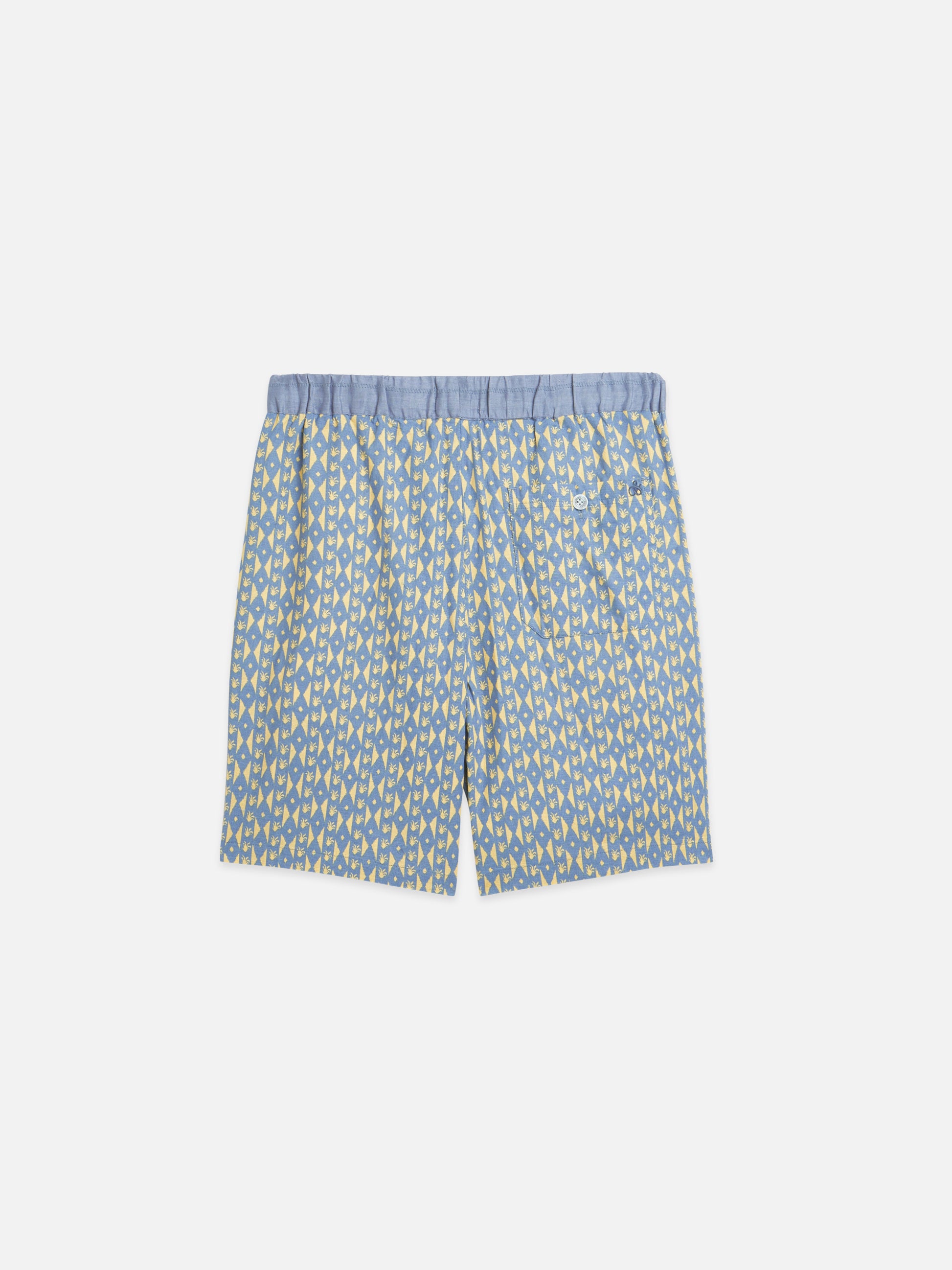 Dark Gray מכנסיים קצרים לגברים Fave Printed Linen SCOTCH & SODA