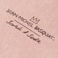 Light Pink טי שירט Basquiat לגברים עם הדפס קדמי ואחורי SCOTCH & SODA