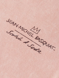 Light Pink טי שירט Basquiat לגברים עם הדפס קדמי ואחורי SCOTCH & SODA