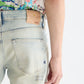 White Smoke ג׳ינס ישר לגברים Scotch & Soda x Basquiat - The Zee SCOTCH & SODA