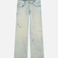 Gray ג׳ינס ישר לגברים Scotch & Soda x Basquiat - The Zee SCOTCH & SODA