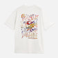 Lavender FRONT AND BACK ARTWORK RELAXED-FIT T-SHIRT טי שירט קצרה SCOTCH & SODA