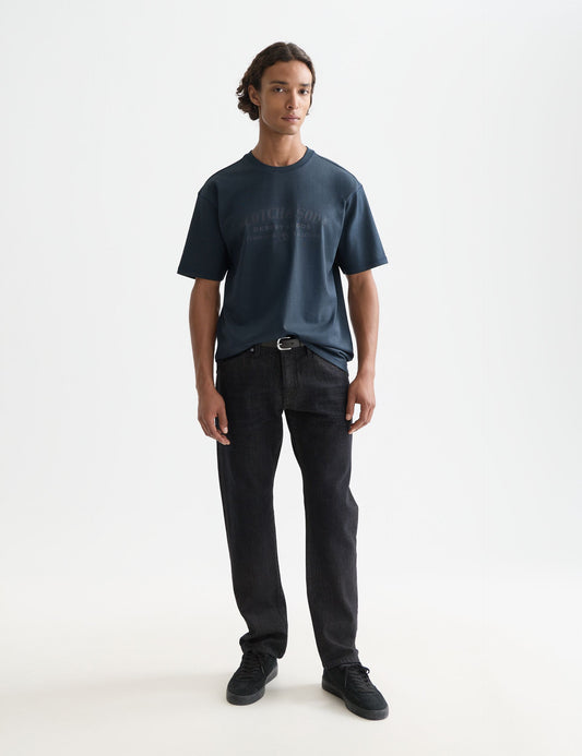 White Smoke טי שירט קצרה לגברים Front Artwork SCOTCH & SODA