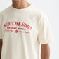 White Smoke טי שירט לגברים Front Artwork SCOTCH & SODA