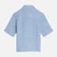 Light Steel Blue חולצה מכופתרת קצרה לילדים Cotton Chambray SCOTCH & SODA