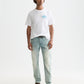 White Smoke טי שירט לגברים עם הדפס קדמי ואחורי Basquiat SCOTCH & SODA