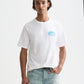 Lavender טי שירט לגברים עם הדפס קדמי ואחורי Basquiat SCOTCH & SODA