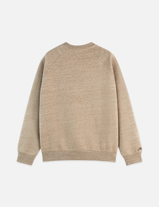 Tan סווטשירט לגברים Space Yarn Embroidered SCOTCH & SODA