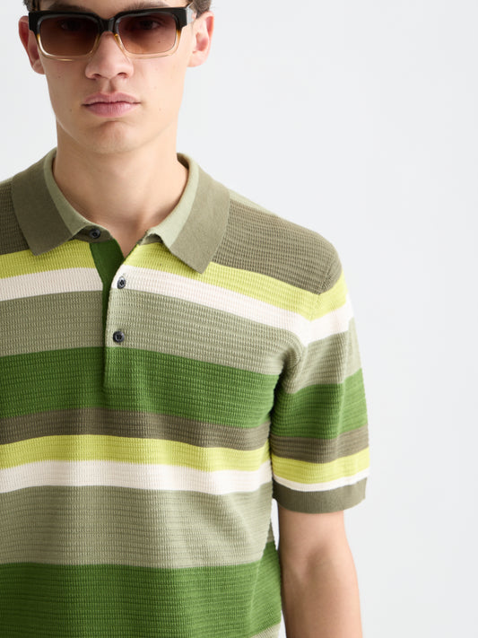 Alice Blue חולצת פולו קצרה לגברים Essential SCOTCH & SODA