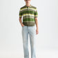Lavender פולו סרוג לגברים עם טקסטורת פסים SCOTCH & SODA