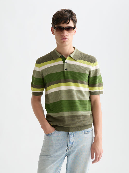 Lavender חולצת פולו קצרה לגברים Essential SCOTCH & SODA