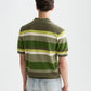 Lavender פולו סרוג לגברים עם טקסטורת פסים SCOTCH & SODA
