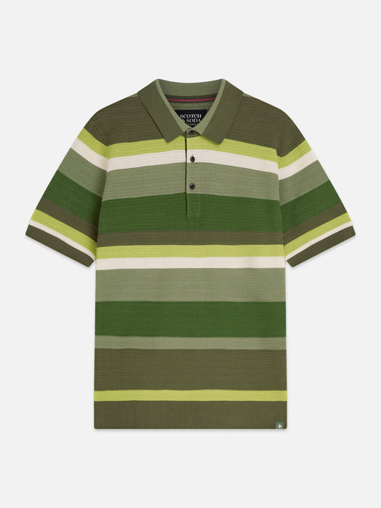 White Smoke חולצת פולו קצרה לגברים Essential SCOTCH & SODA