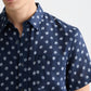 Lavender חולצה מכופתרת קצרה לגברים Printed Linen SCOTCH & SODA