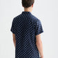 Lavender חולצה מכופתרת קצרה לגברים Printed Linen SCOTCH & SODA