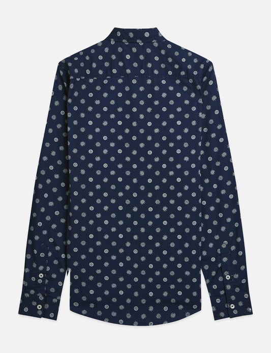 White Smoke חולצה מכופתרת ארוכה לגברים Essential SCOTCH & SODA