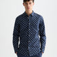 Lavender חולצת מכופתרת ארוכה לגברים בגזרת Poplin SCOTCH & SODA